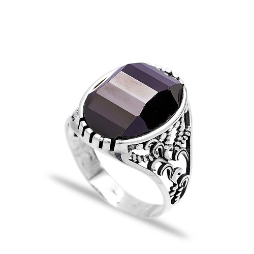 Onyx Authentic Men Ring Wholesale Handmade 925 Sterling Silver